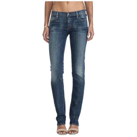 Citizens Of Humanity Blue Straight Leg Jeans - Picture 1 of 12